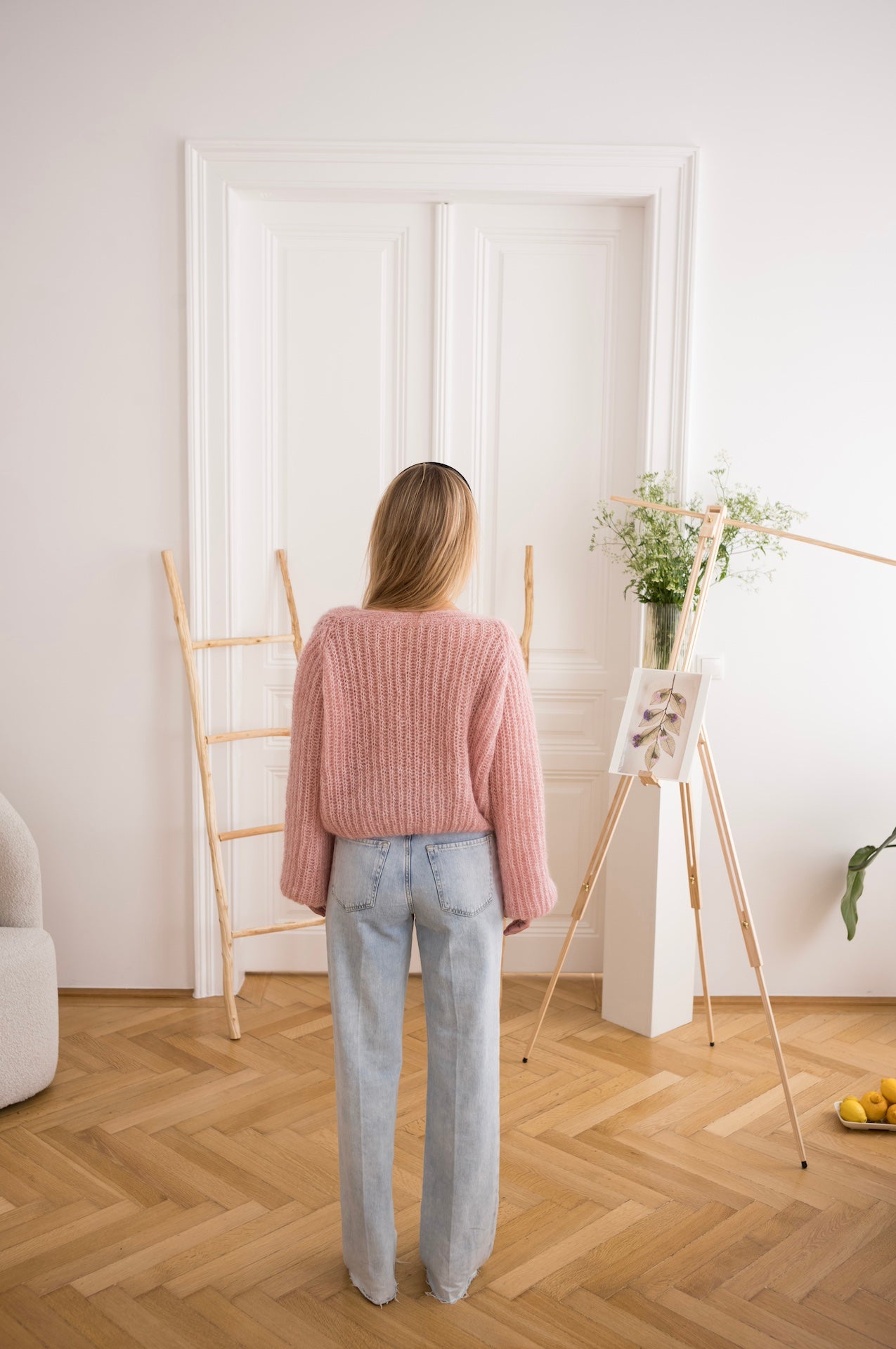 Cardigan Mia Chiné Dusty Rose