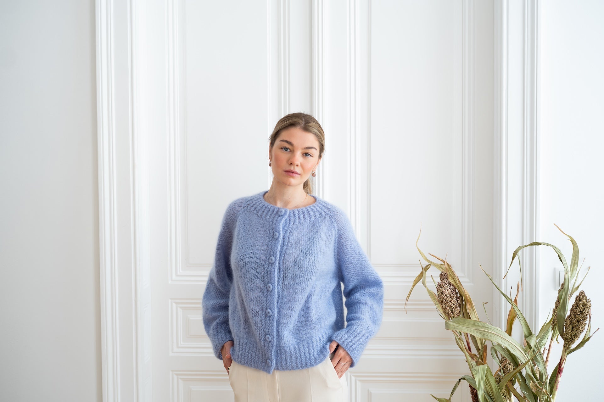 Cardigan Sandra Bleu Clair *Pre-Order