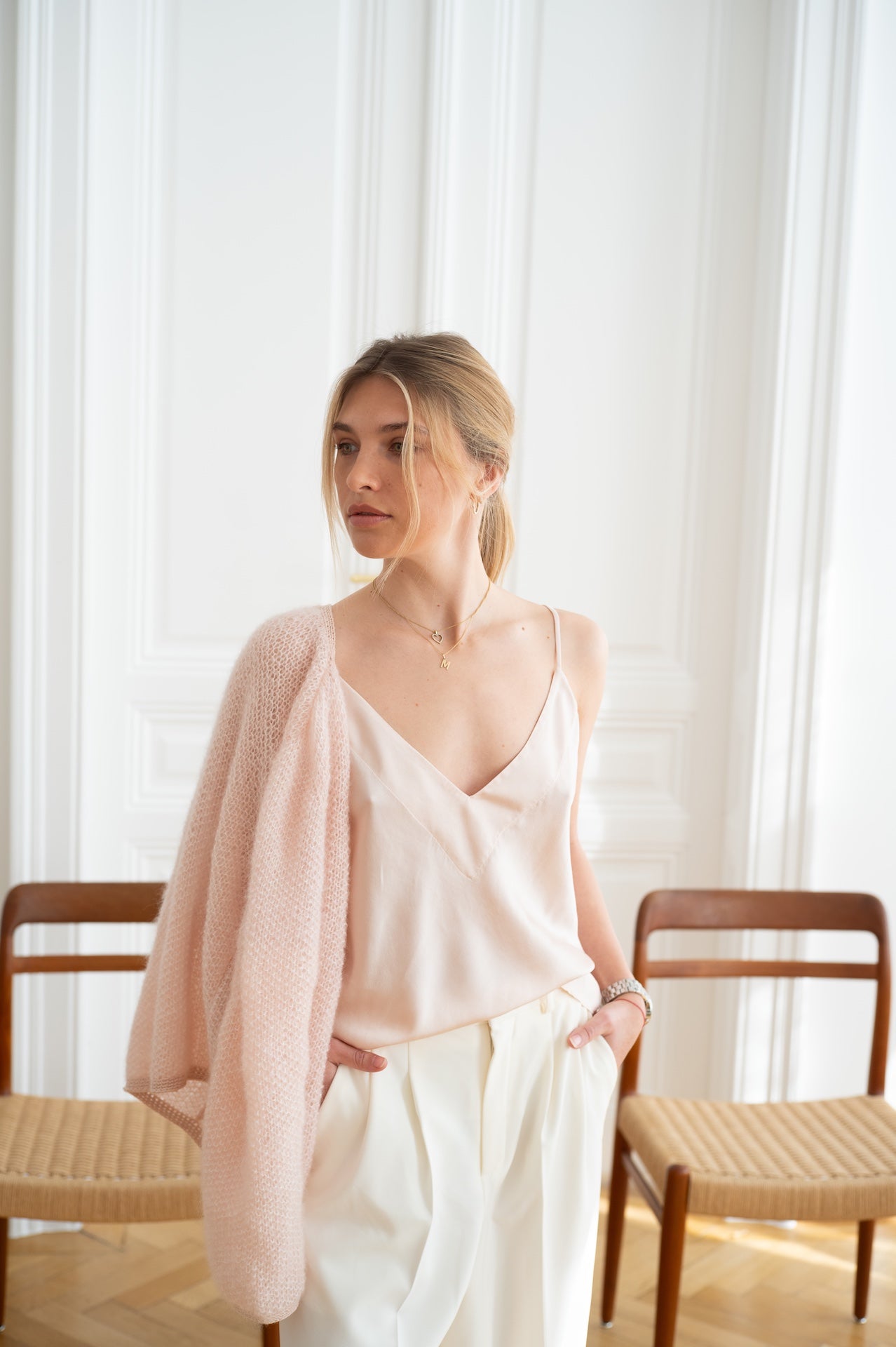 Gilet Vali Rose Clair