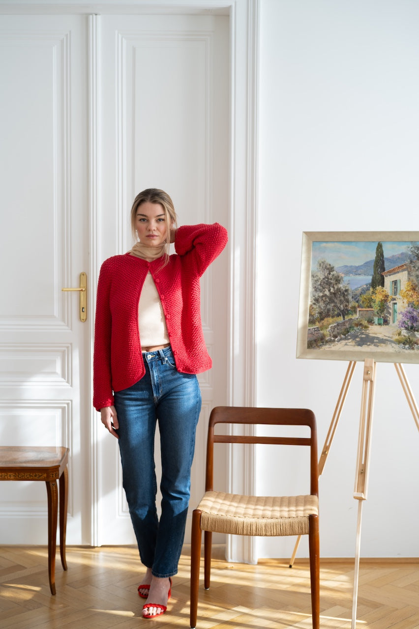 Gilet Vali Rouge