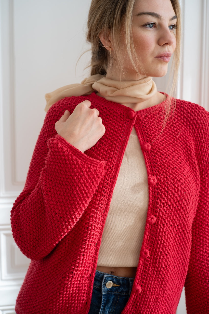 Gilet Vali Rouge