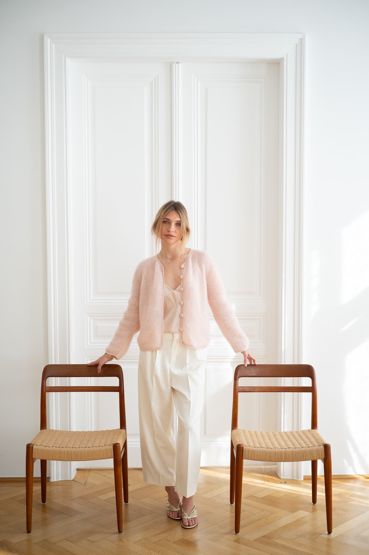 Gilet Vali Rose Clair