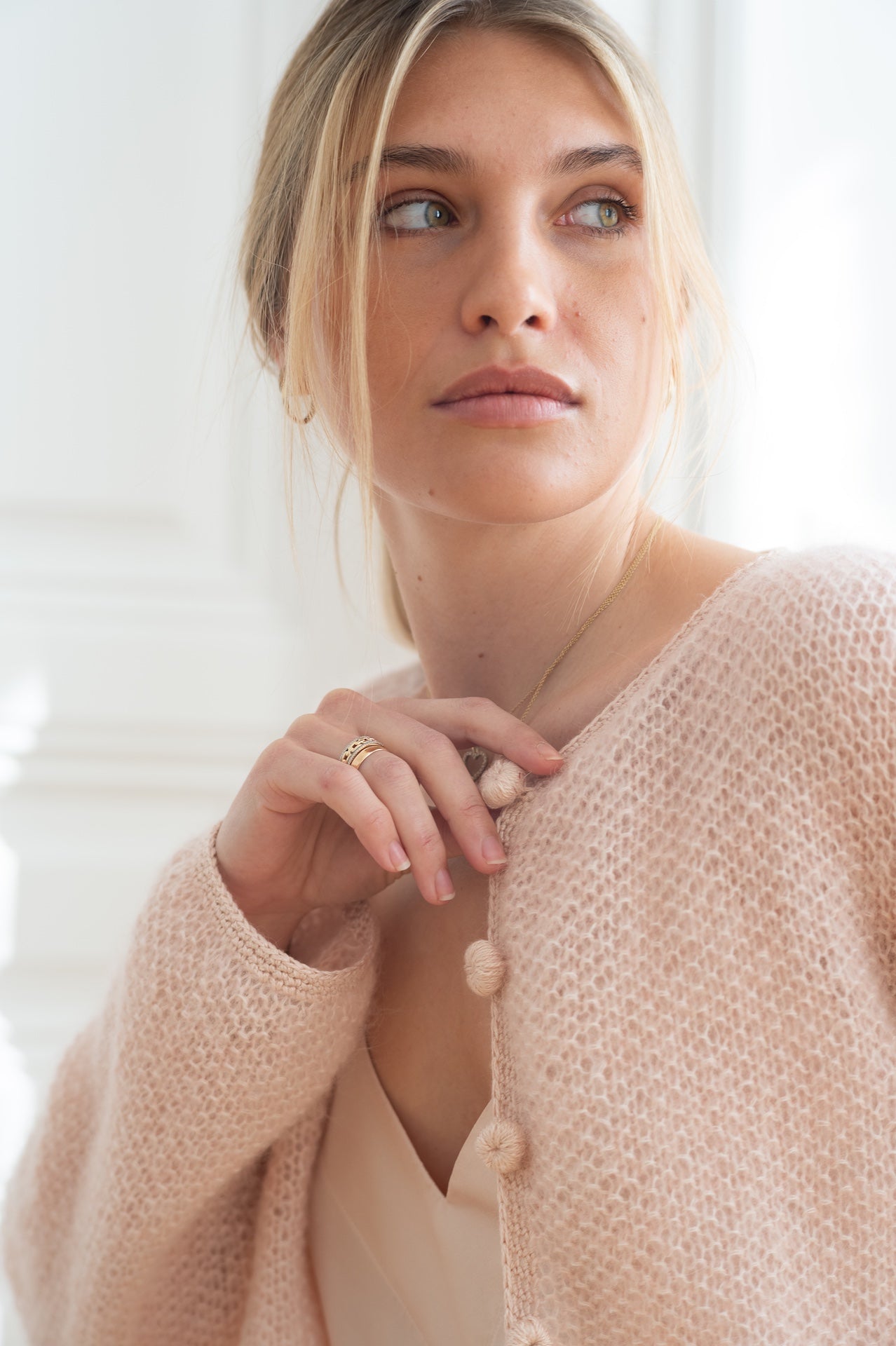 Gilet Vali Rose Clair