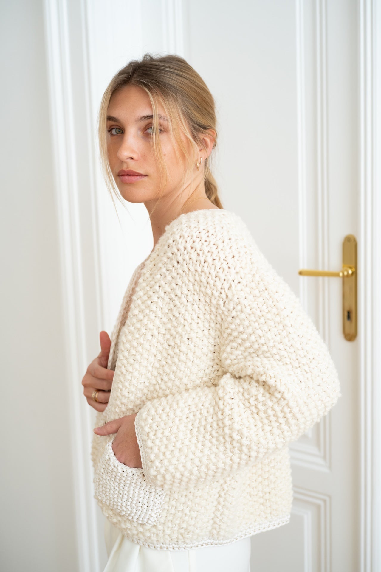 Cardigan Aria Blanc - VUUNA SPECIALS