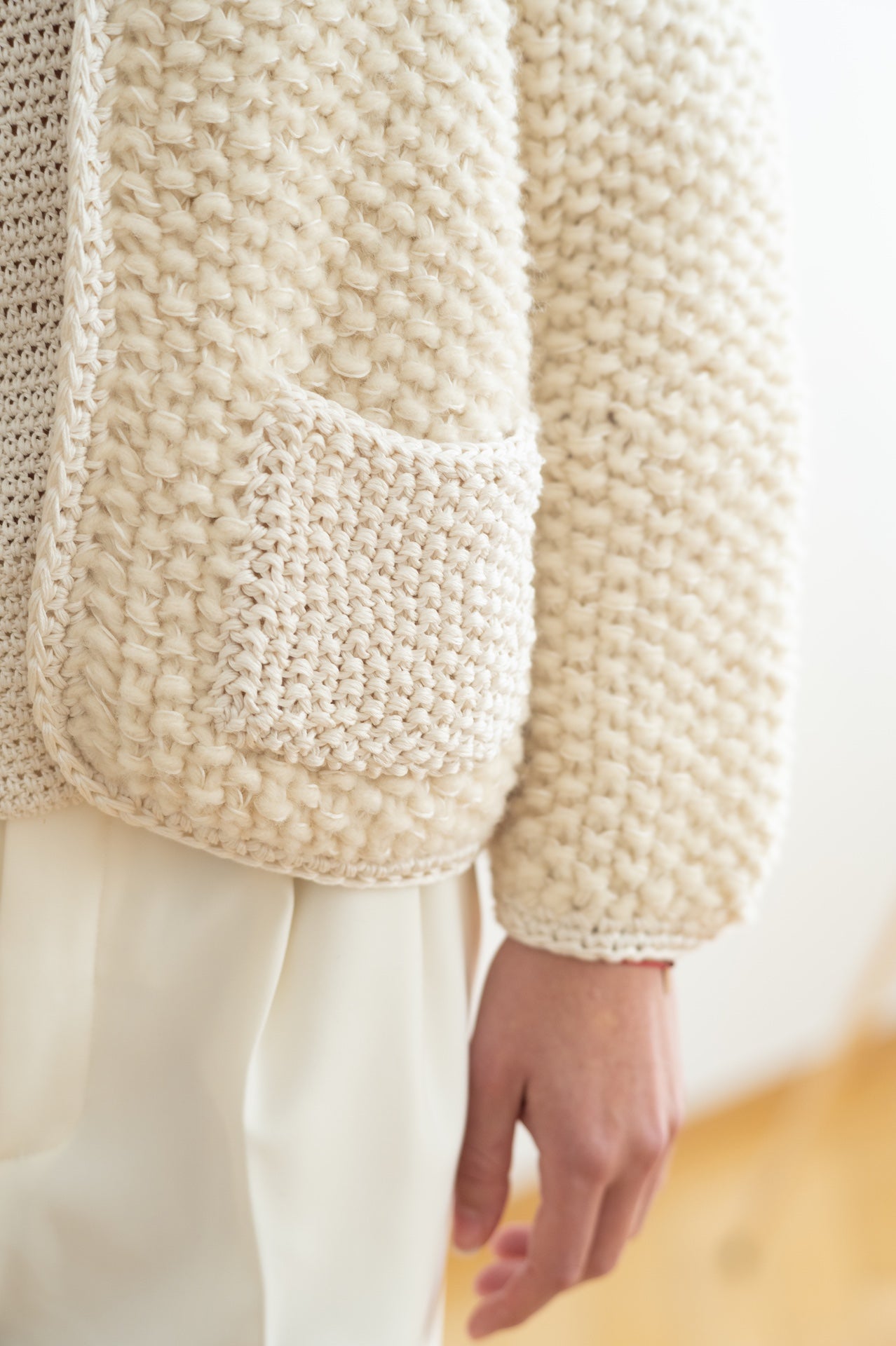Cardigan Aria Blanc - VUUNA SPECIALS