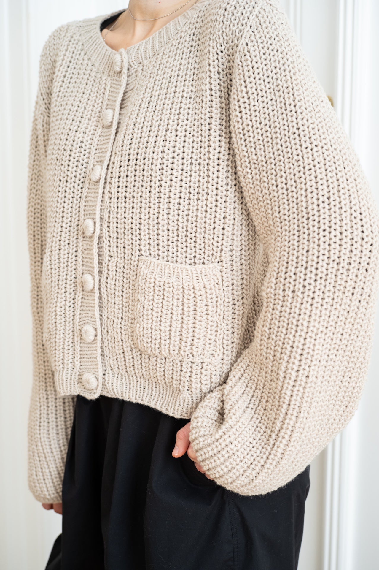 Cardigan en cachemire  Mimi - Beige