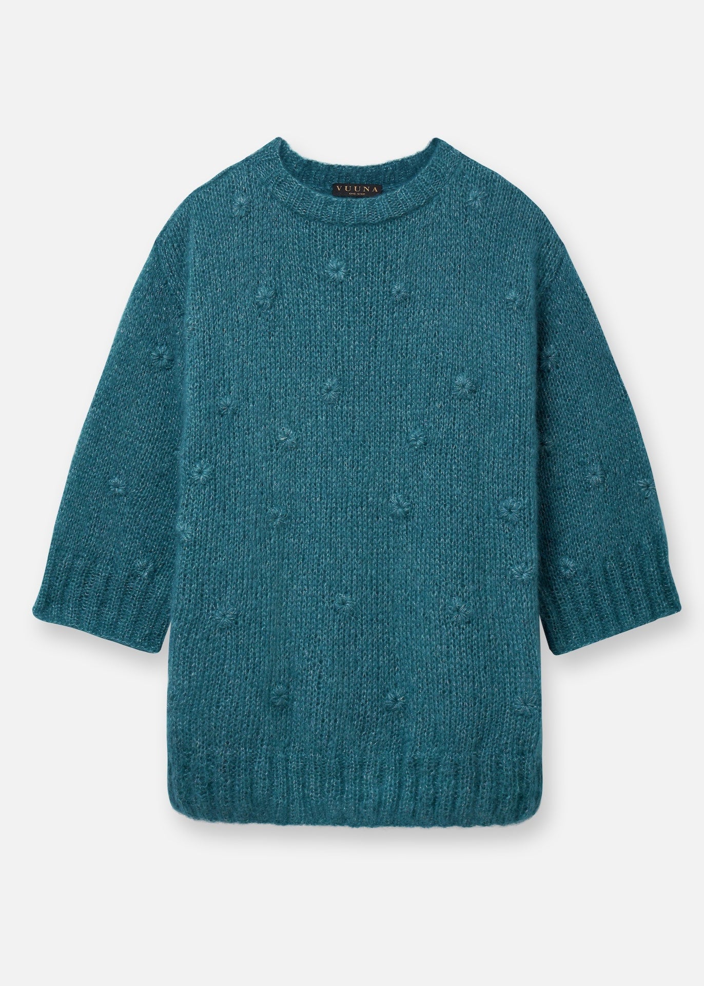 Button Sweater Petrol Blue - VUUNA & VIENNA *Pre-Order