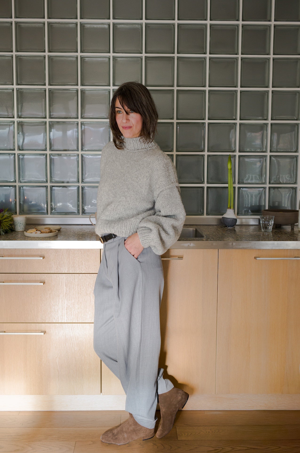 Pull Anama Gris Clair 