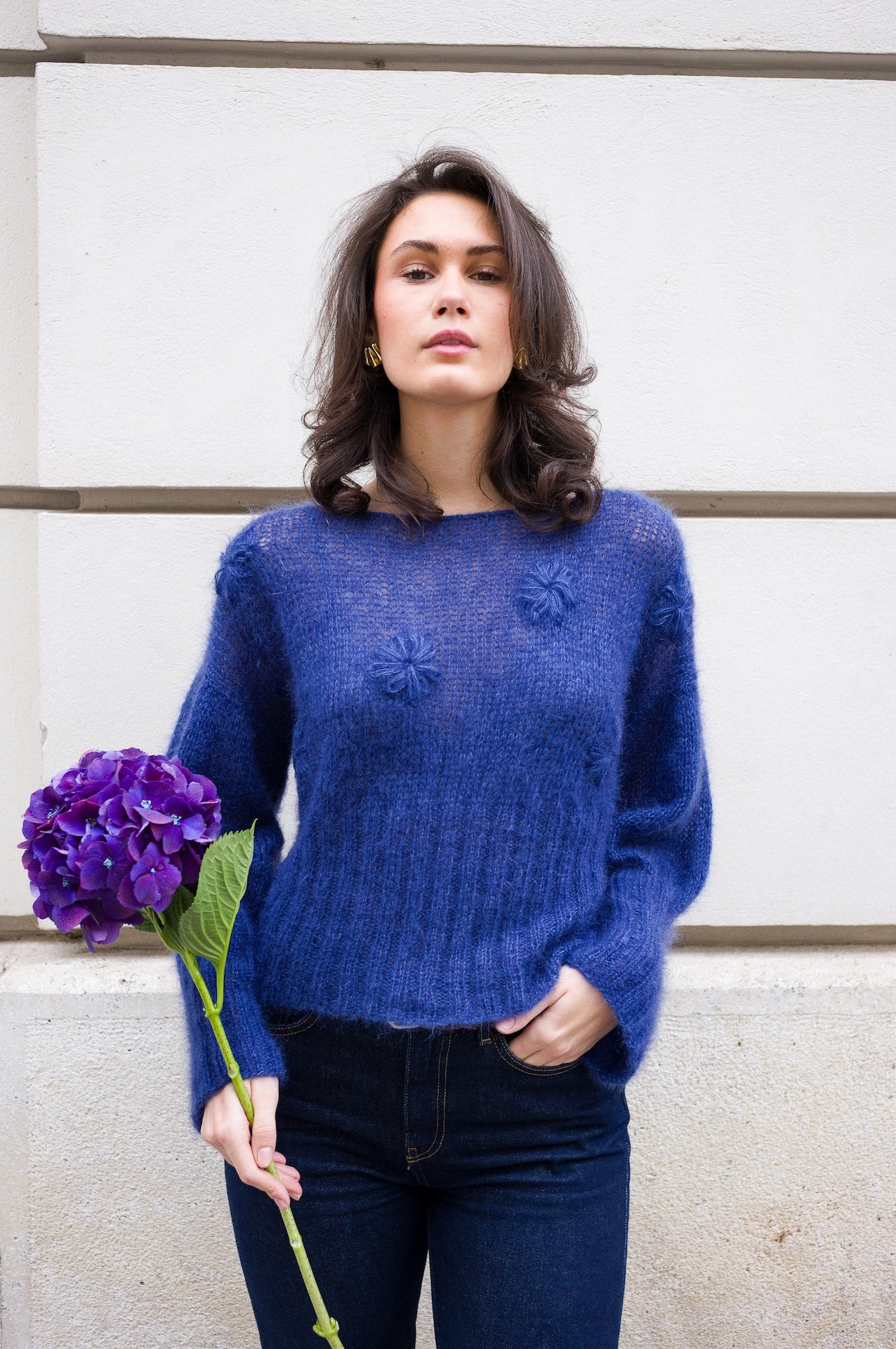 Le Pull Ange Blue