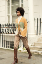 Lade das Bild in den Galerie-Viewer, Cardigan Savoy Golden Brown Mix
