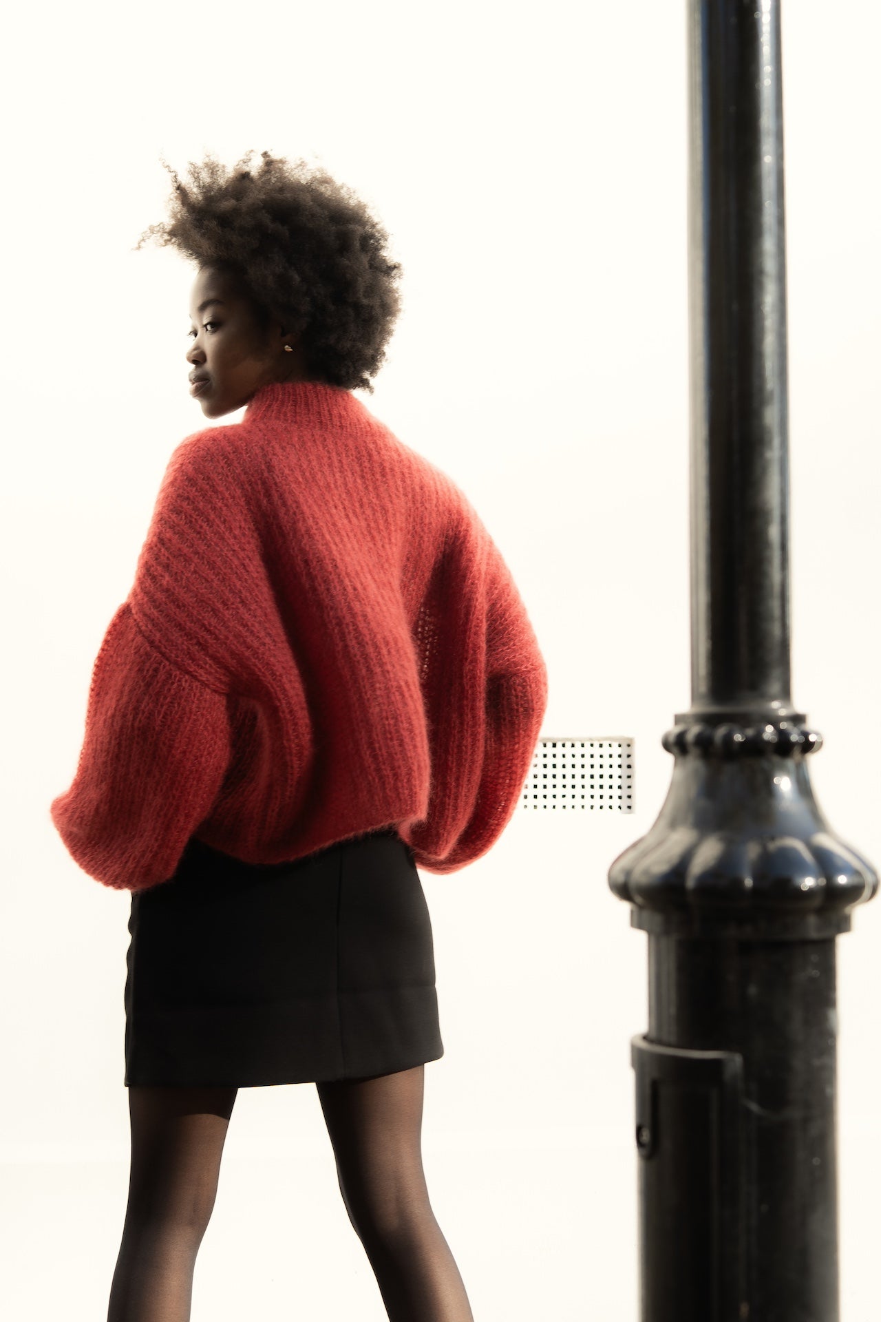 Helen Sweater Cherry Red