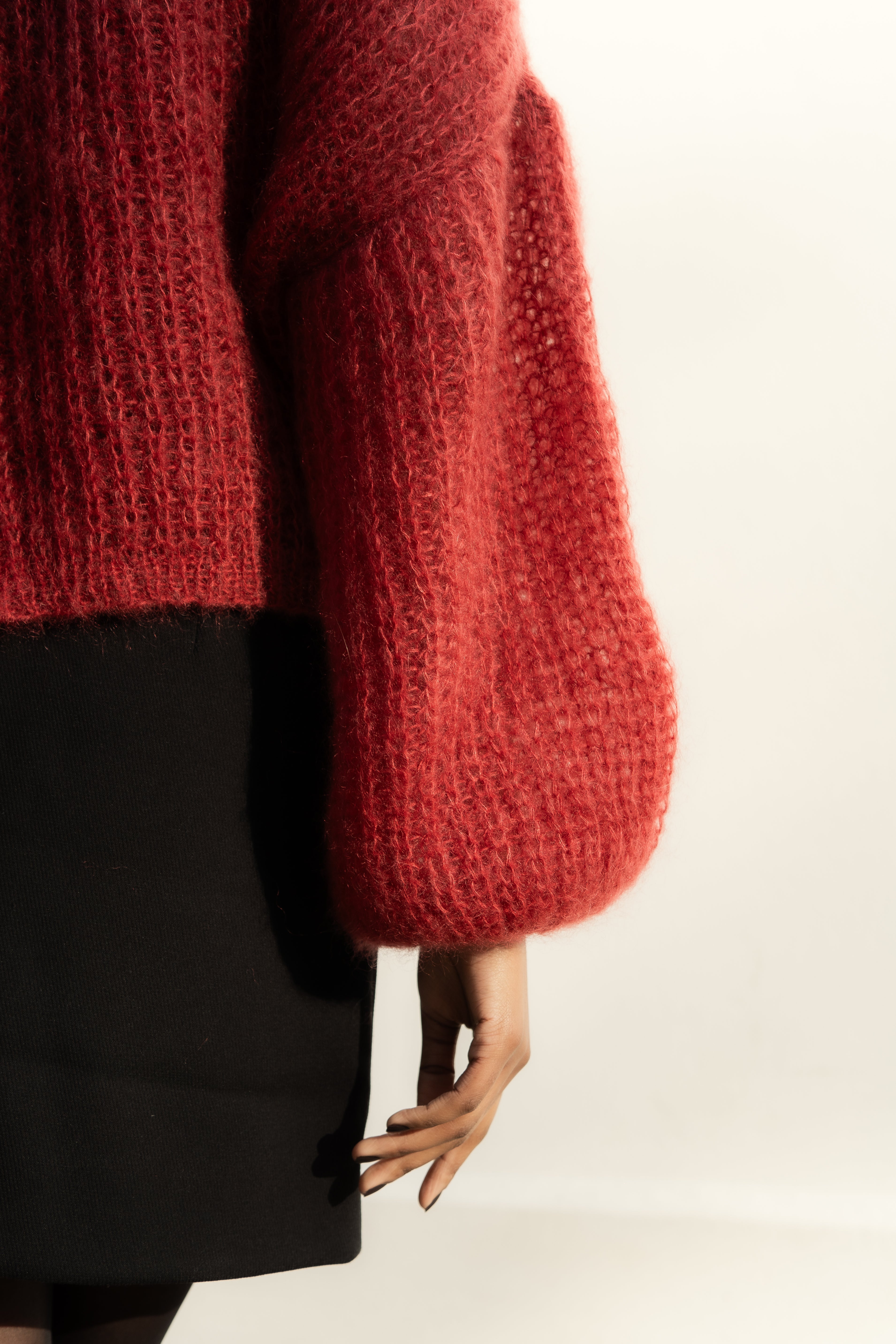 Helen Sweater Cherry Red