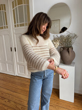 Lade das Bild in den Galerie-Viewer, Eleonore Striped White Beige - Vuuna &amp; Laureen *Pre-Order
