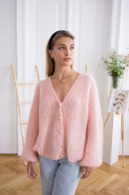 Load image into Gallery viewer, Cardigan Mia Long - Light Pink 
