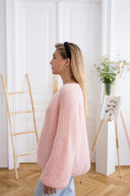 Load image into Gallery viewer, Cardigan Mia Long - Light Pink 
