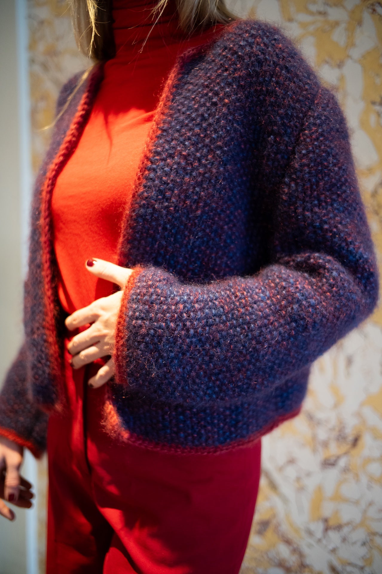Vici Cardigan - Mix Navy