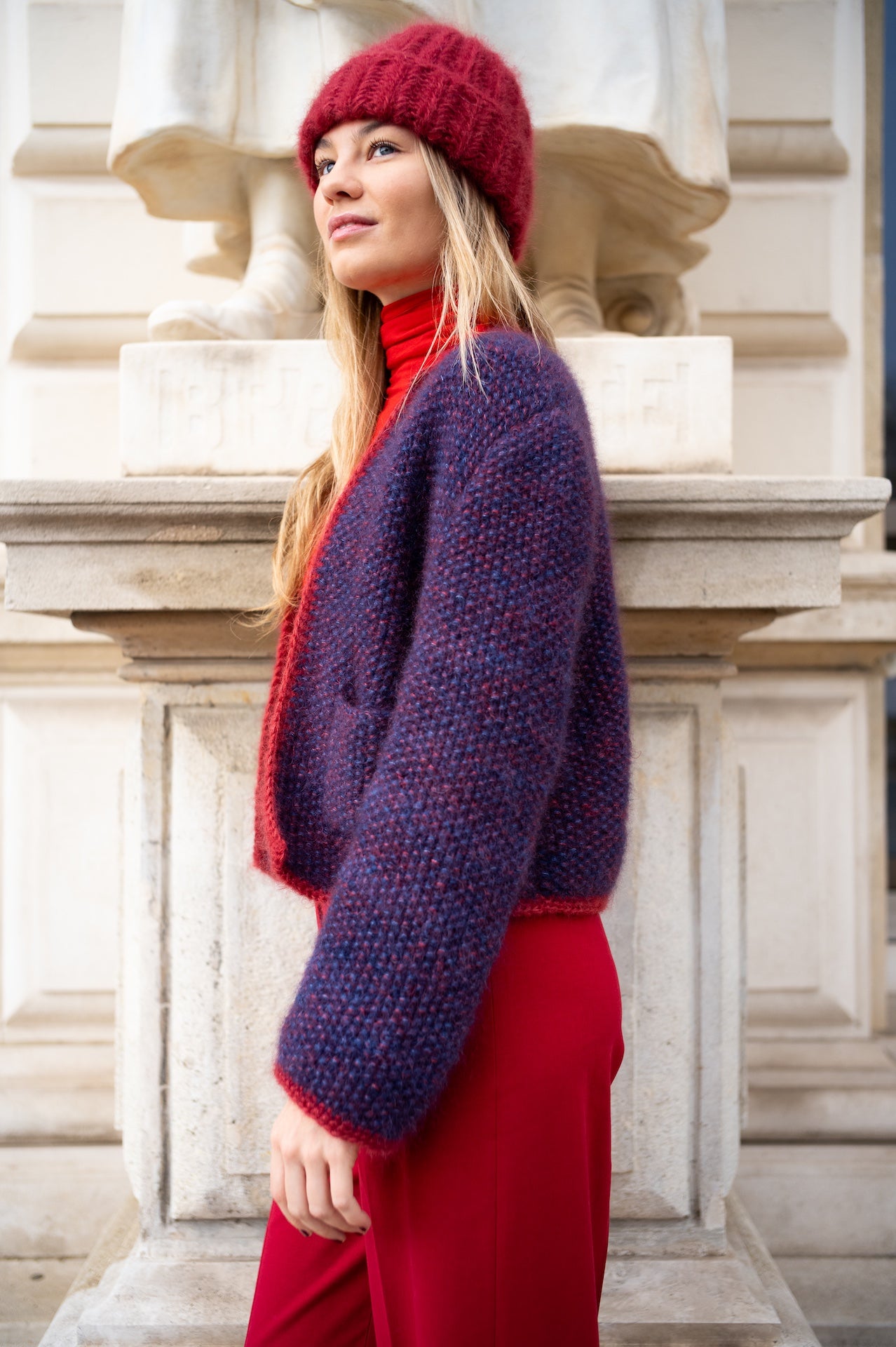 Vici Cardigan - Mix Navy