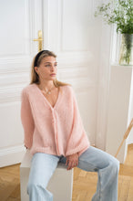Load image into Gallery viewer, Cardigan Mia Long - Light Pink 
