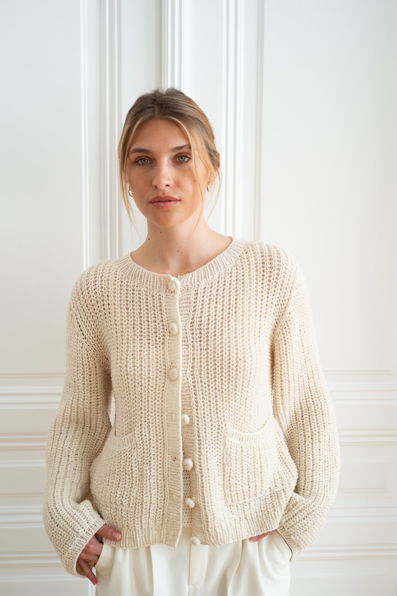 Mimi Cashmere Cardigan Off-White