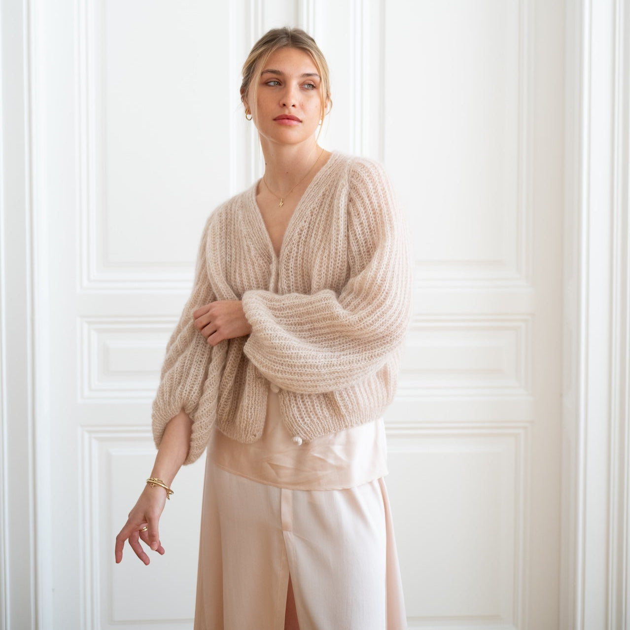 Cardigan Mia Beige - VUUNA Essential