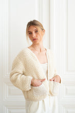 Charger l&#39;image dans la galerie, Cardigan Aria Blanc - VUUNA SPECIALS 
