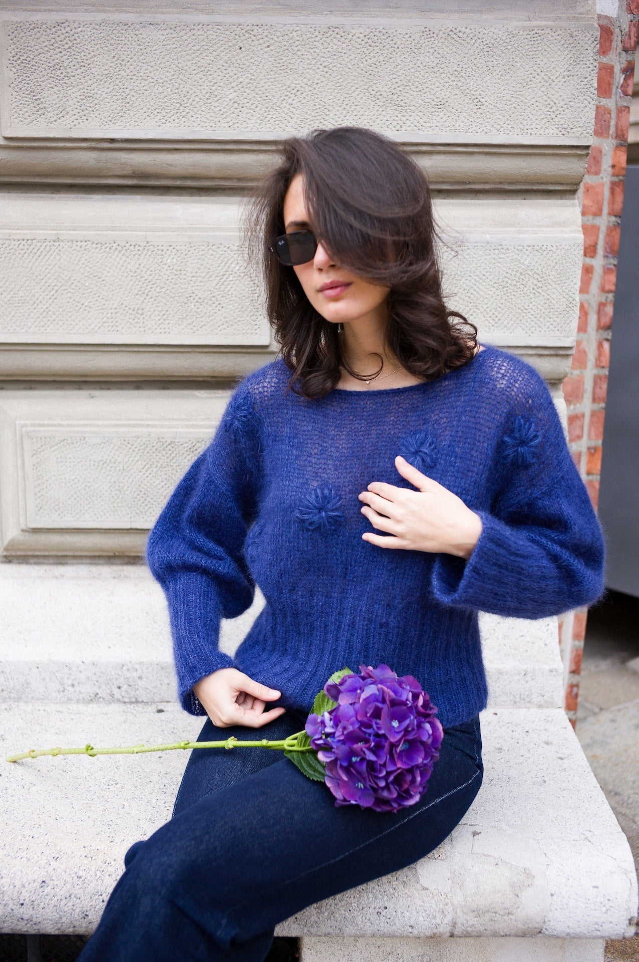 Le Pull Ange Blue