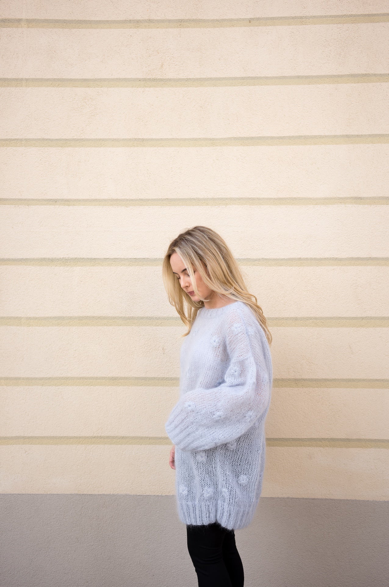 Button Sweater Gray - VUUNA & VIENNA *Pre-Order