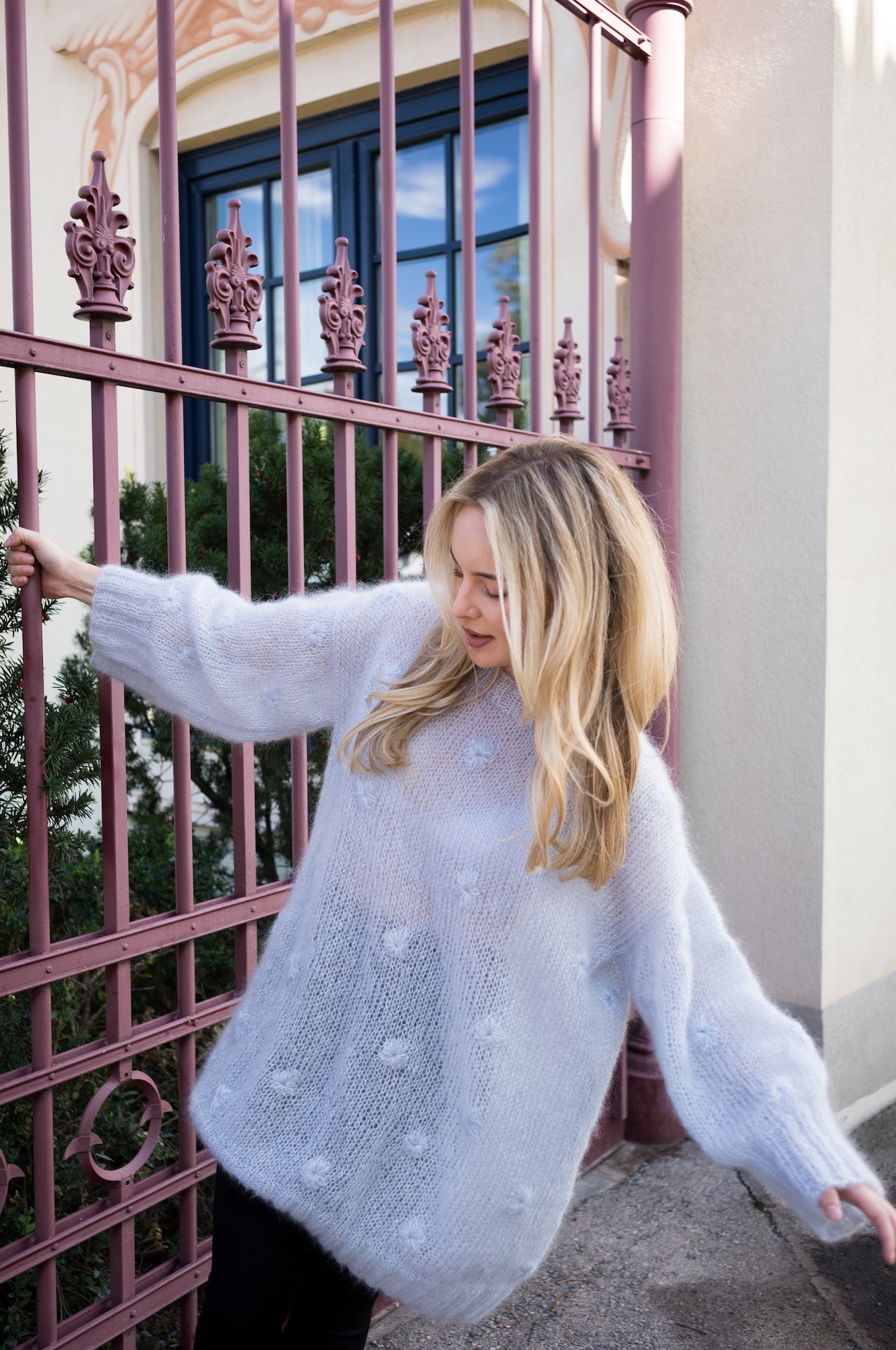 Button Sweater Gray - VUUNA & VIENNA *Pre-Order