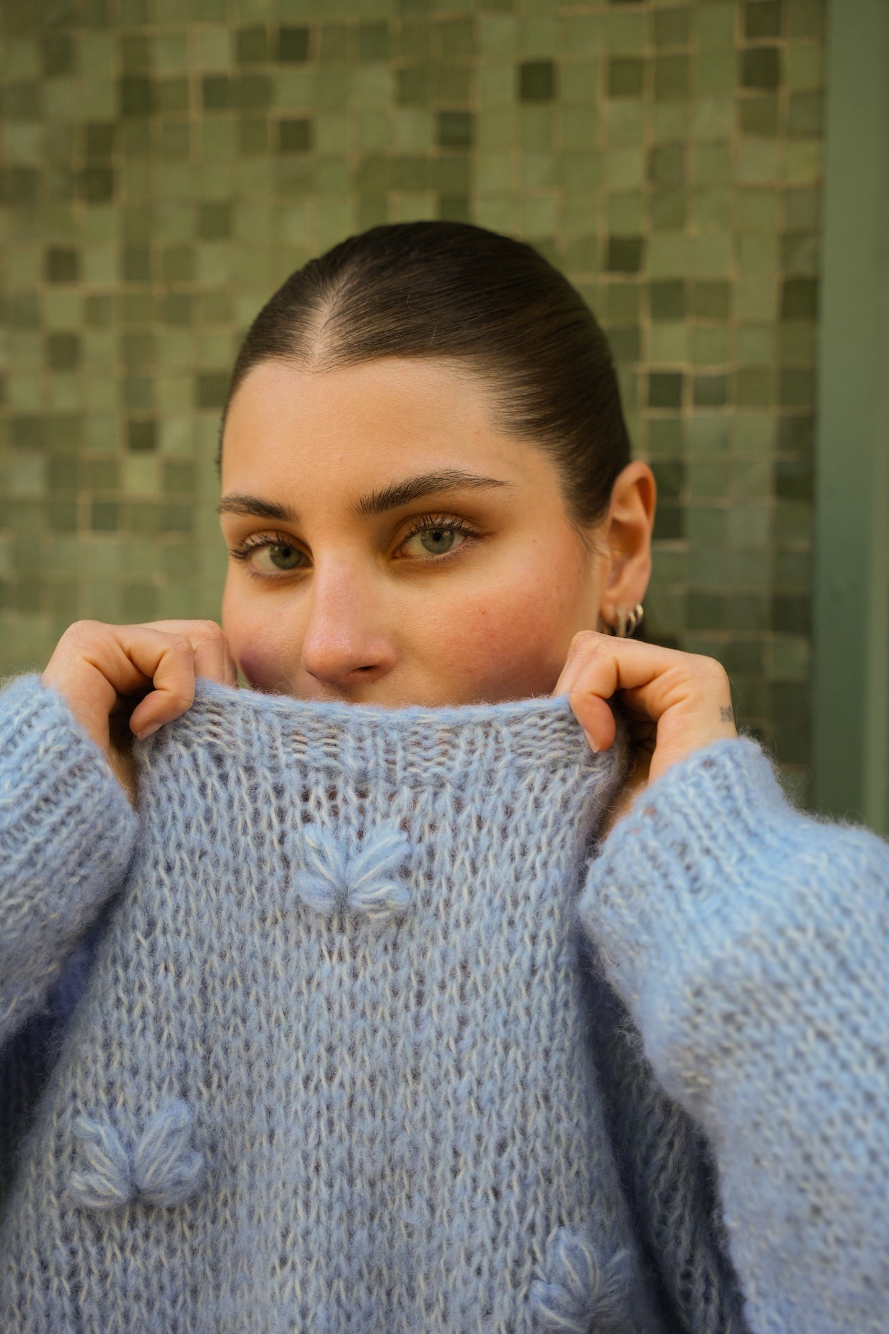 The Butterfly Sweater Light Blue *Pre-Order