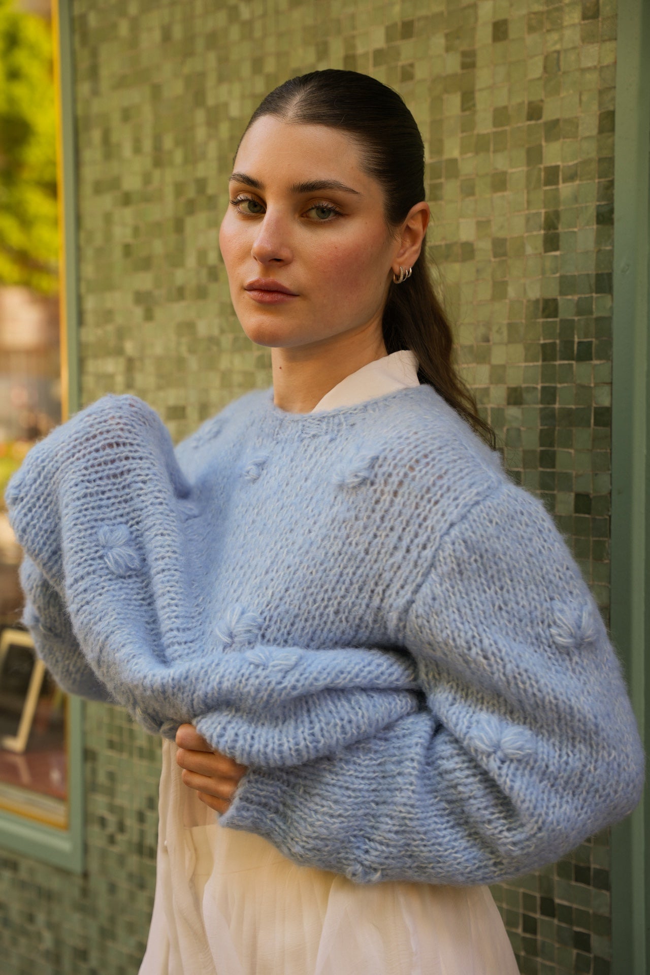 The Butterfly Sweater Light Blue *Pre-Order