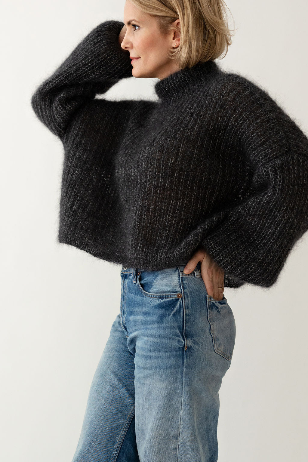 Helen Sweater Dark Gray - Vuuna & Melanie