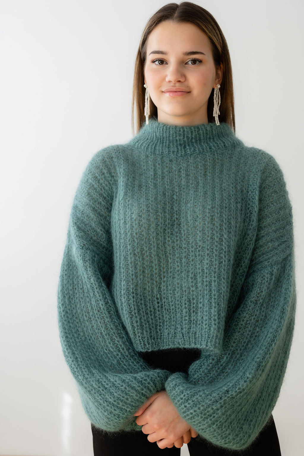 Helen Sweater Green - Vuuna & Melanie