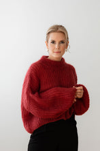 Load image into Gallery viewer, Helen Sweater Cherry Red - Vuuna &amp; Melanie
