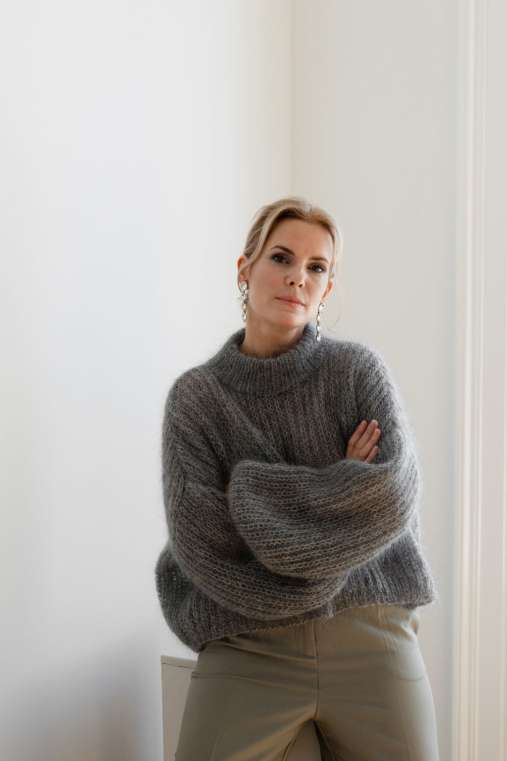 Helen Sweater Mottled Grey