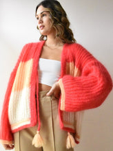 Load image into Gallery viewer, Cardigan Savoy Red Mix
