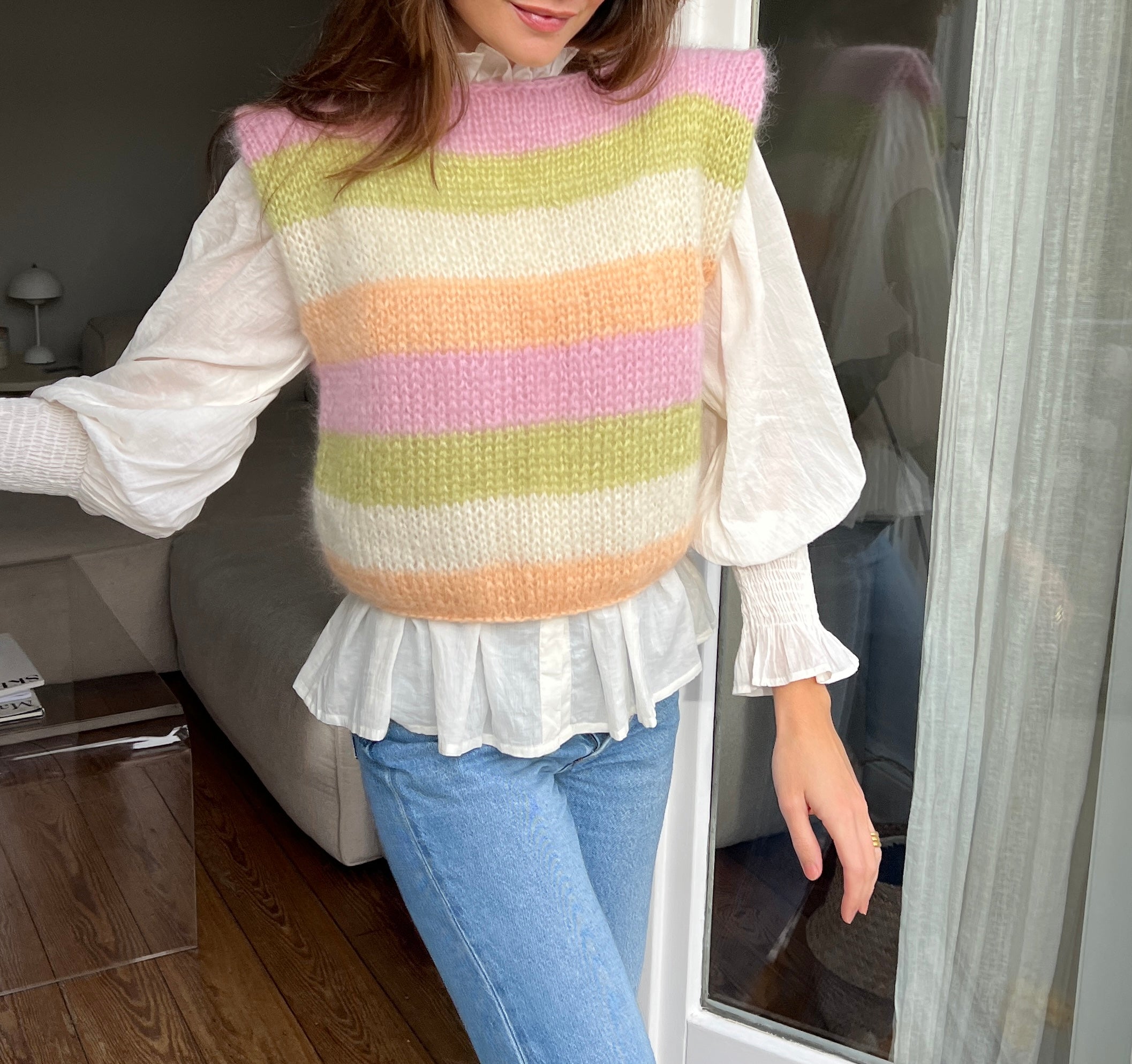 Loulou Vest Striped - Vuuna & Laureen